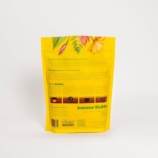 Banana Bloom – Sustainable Banana Fiber | Alternative to Coco Coir & Peat | Perfect for Tropical Houseplants | Better Water Retention for Gardens | 1 lb Bag