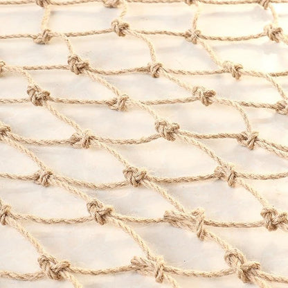 Plant Support Netting Jute Twine Trellis Outdoor Grow Party Indoor/Outdoor Ceiling Decor 3mm Mesh for Climb Plant Vegetables Vine Veggie, 2Mx5M