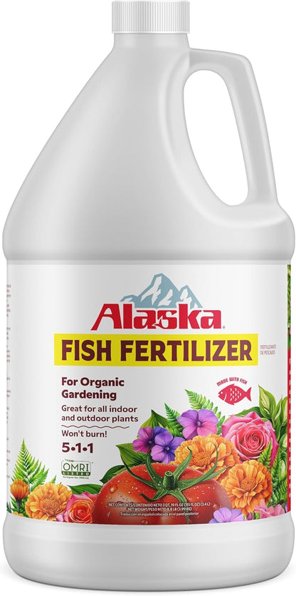 Alaska Fish Fertilizer OMRI Listed 5-1-1, 115 oz