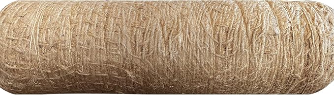 Agfabric Natural Jute Erosion Control 4'x225', 75yard Long Jute Netting - 48 inch Wide Soil Saver Mesh Blanket - 900 Sq.Ft.Coverage