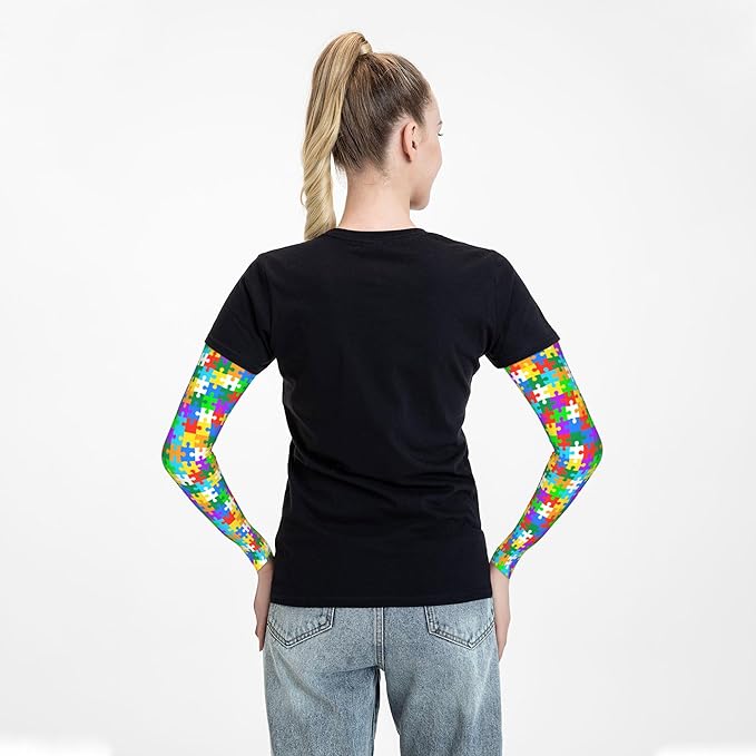 Arm Sleeves Outdoor Garden Sports Cooling Sun Sleeve for Women Men Farm