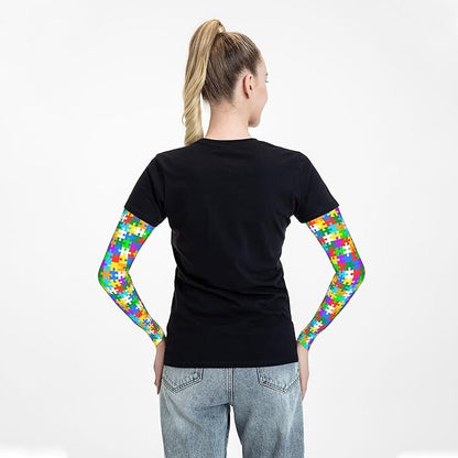 Arm Sleeves Outdoor Garden Sports Cooling Sun Sleeve for Women Men Farm