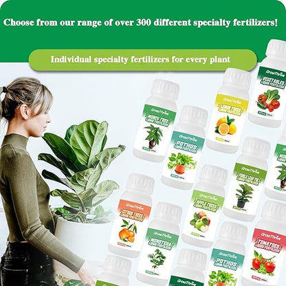 10oz Citrus Fertilizer & Fruit Tree Fertilizer - Orange, Lemon, Lime, Mango, Ideal Micronutrients Plant Food for Tropical Fruit Trees to Grow More Fruit - Garden-Growing Miracle Nutrients