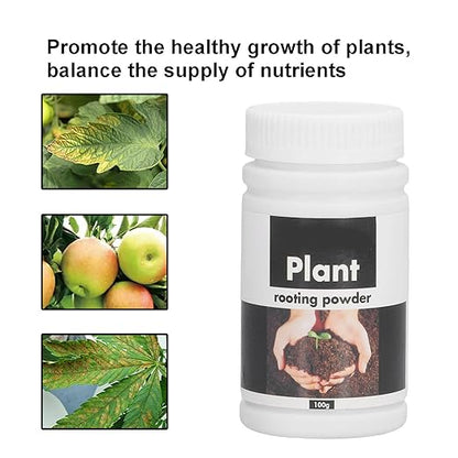 Alvinlite 300g Rooting Hormone Powder Transplating Growth Enhancer Garden Fertilizers Plant Rooting Powder Root Fertilizer for Cutting House Indoor Plant