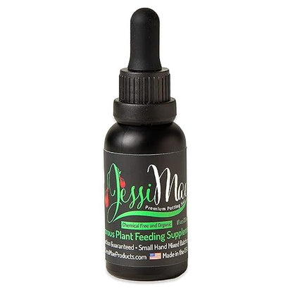 Jessi Mae Carnivorous Plant Food Drops - 30 ml - No-Dip Applicator for Carnivorous Plant Fertilizer - Nutrient-Rich Formula - Seaweed & Blood Meal Blend