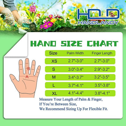 HANDLANDY Long Gardening Gloves for Men & Women, Cowhide Leather Rose Pruning Gloves- Breathable & Durable Gauntlet Glove (Medium, Brown)
