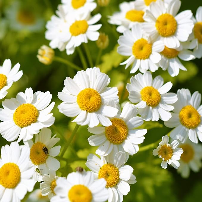 Outsidepride Feverfew Chrysanthemum Seeds - 10000 Pcs. Perennial, Drought Tolerant Flower Seeds for Planting in Pollinator Gardens, Cut Flowers & Low Maintenance Landscaping
