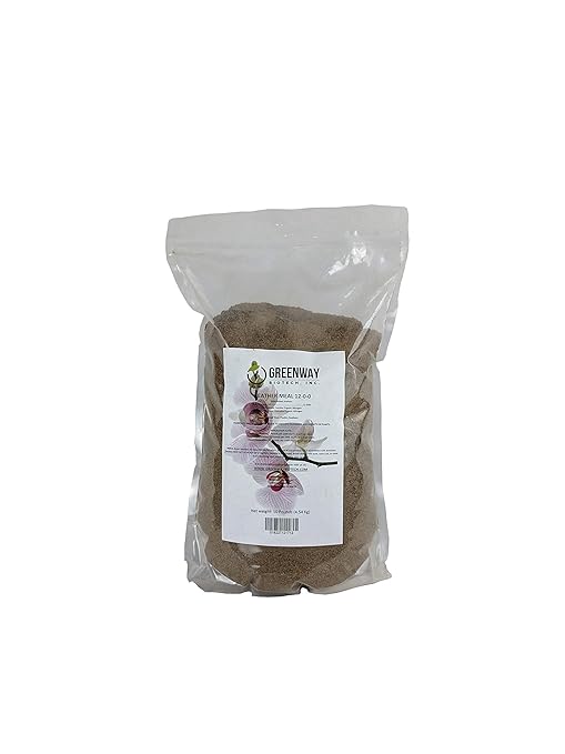 Greenway Biotech, Inc. Organic Feather Meal Fertilizer 12-0-0 Includes 12% Nitrogen Fertilizer for Compost- Free from Heavy Metals & Ideal for Flowers, Fruits, Vegetables, and Plants (10 Pounds)