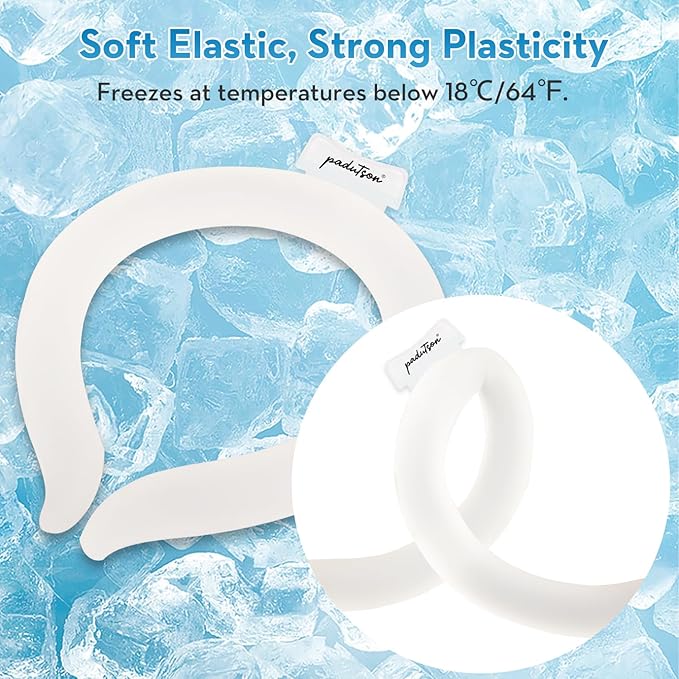 Neck CoolingTube, Reusable Ice Coolers Wearable Body CoolingProducts, Neck Coolers for HotWeather
