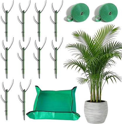 10 Pack Lndoor Outdoor Plants Stackable Monstera Plant Support,Plant Support Stakes,2026 New Plant Stakes For Lndoor And Outdoor Plants Use,Garden Stakes For Climbing And Potted Plants,Plant SticksFor