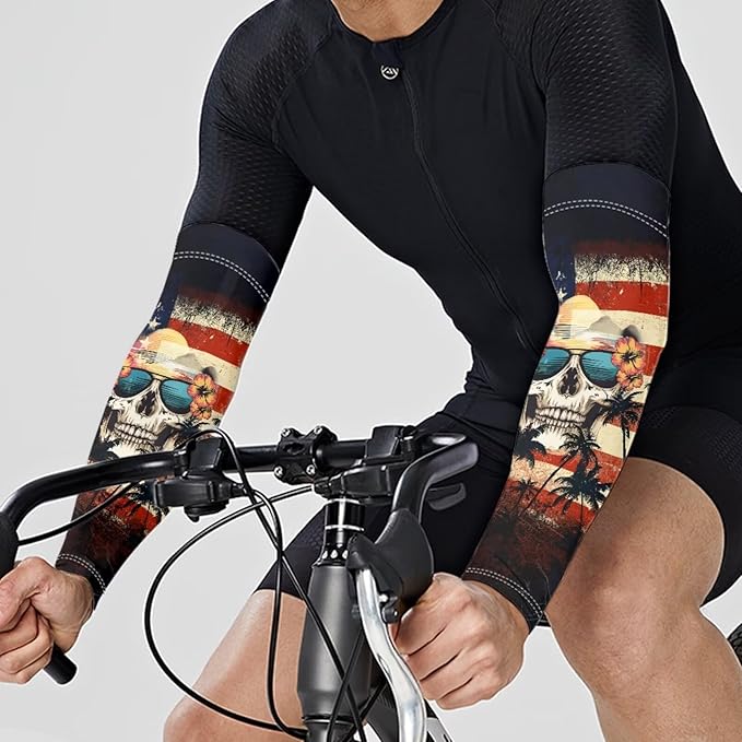 Binienty Unisex Arm Sleeves for Driving, Golf, Cycling, Sports, UV Protector Cooling Arm Sleeves Cover