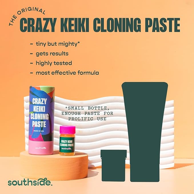 Keiki Cloning Paste by Southside Plants – Nutrient-Rich Paste for Orchids & Houseplants – Support New Development with Vitamins & Lanolin – 0.25oz