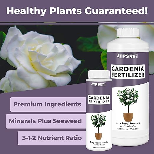Gardenia Fertilizer for Gardenias, Camellia and Rhododendron Plants, Flowering Liquid Plant Food 8 oz (250mL)
