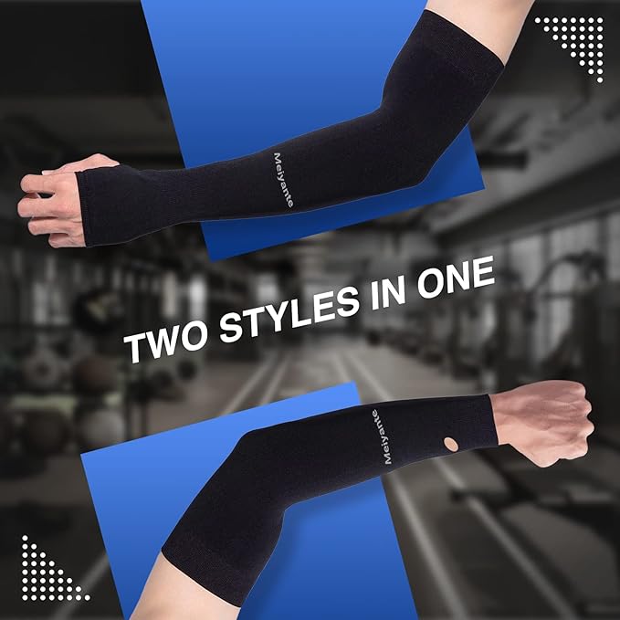 Arm Sleeves for Men Women Work 1 Pair UV Sun Protection UPF Long Sleeves Tattoo Cover Up Sleeves to Cover Arm Sleeves Cooling