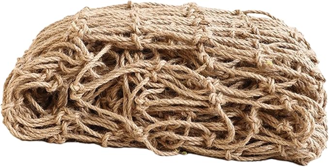 Plant Support Netting Jute Twine Trellis Outdoor Grow Party Indoor/Outdoor Ceiling Decor 3mm Mesh for Climb Plant Vegetables Vine Veggie, 2Mx5M