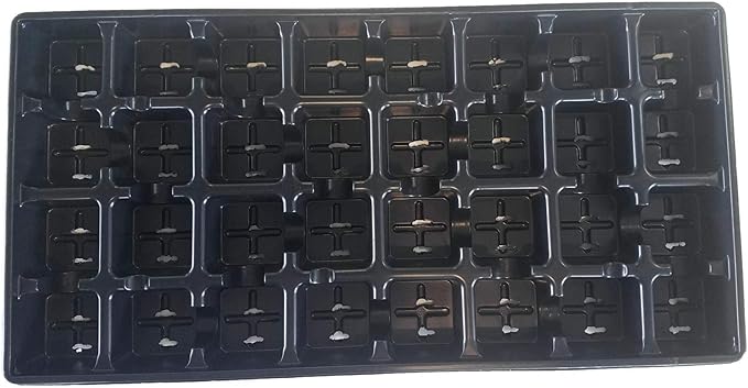 Set of 3 Trays and 96-2.5" Square Extra deep pots