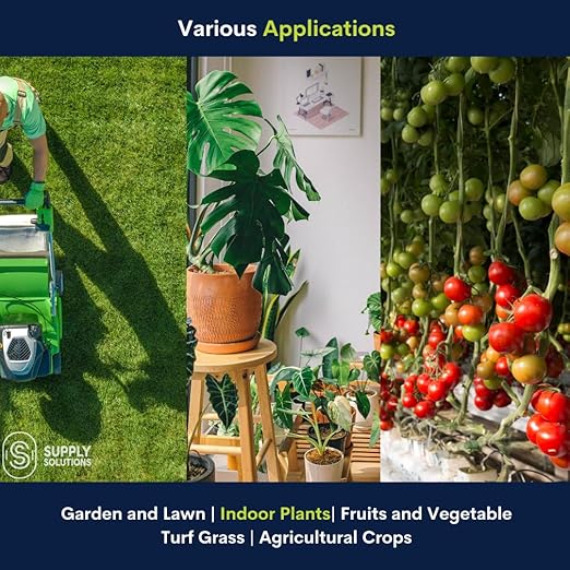 Supply Solutions 16-16-16 Complete Lawn & Garden All Purpose Granular Fertilizer - The Ultimate Plant Food for Lush Greenery & Vibrant Blooms - for All Plants, Vegetables, Fruits, and Berries - 5lbs