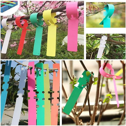 120PCS Plant Labels Tree Tags, Wrap Around Hanging Plant Tags and Labels for Outdoor Plants Waterproof, Garden Markers for Seedlings with Permanent Marker Pens