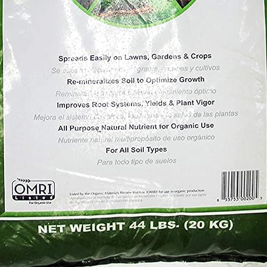 AZOMITE® Natural Trace Mineral Fertilizer & Soil Amendment – OMRI Listed® for Organic Use – Mined in Utah