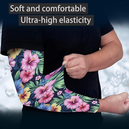 Binienty Unisex Arm Sleeves for Driving, Golf, Cycling, Sports, UV Protector Cooling Arm Sleeves Cover