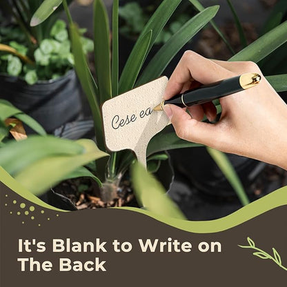 24 PCS Wooden Funny Plant Labels, Funny Plant Markers, Gardening Gifts for Women, Gifts for Plant Lovers, Gardeners