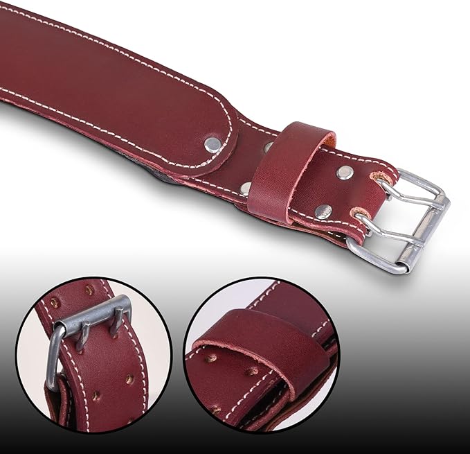 FUERI Premium Leather Tool Belt Carpenter Electrician Framer Mechanic Worker Tools Belts for Men Consturction Bags Pouches Suspenders