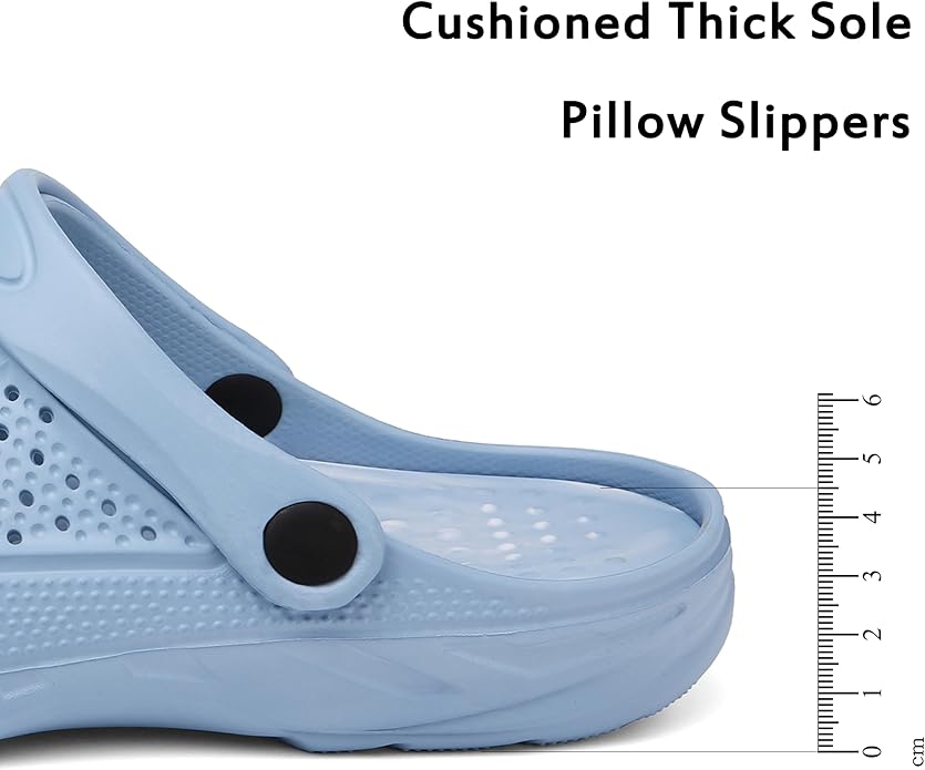 Women Men Orthopedic Clogs Arch Support Garden Shoes Sandals Slippers with Plantar Fasciitis Insoles