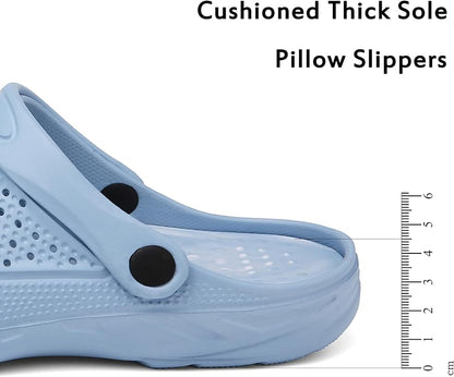 Women Men Orthopedic Clogs Arch Support Garden Shoes Sandals Slippers with Plantar Fasciitis Insoles