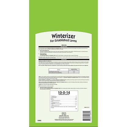 Fertilome (10895) Winterizer for Established Lawns 10-0-14 (40 LBS)