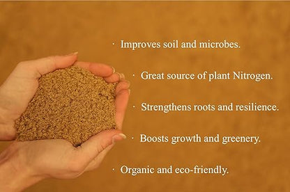 Feather Meal Fertilizer 4 Pounds for Gardens, Containers, Trees, Shrubs, Row Crops, Perfect for Corn, Tomatoes, Fall Harvested Vegetables - Lancaster Agriculture Products