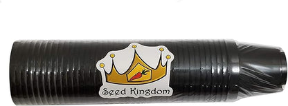 Seed Kingdom 40 New 2 Inch Plastic Nursery Pots ~ Pots are 2 Inch Round at The Top and 1.9 Inch Deep Color: Black