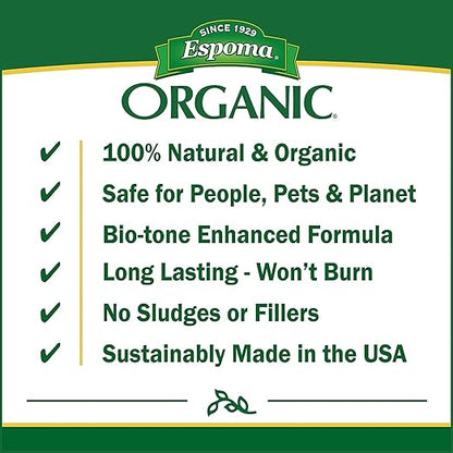 Espoma Organic Holly-Tone 4-3-4 Natural & Organic Evergreen & Azalea Plant Food; 4 lb. Bag; The Original & Best Fertilizer for All Acid Loving Plants Including Rhododendrons & Hydrangeas. Pack of 3