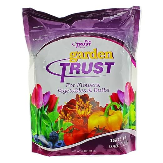 Flower & Vegetable 15-15-14 Fertilizer, 4 Pounds - Formulated for Annuals, Perennials, Vegetables & Bulbs