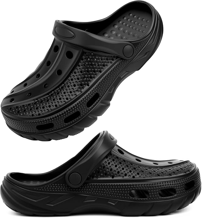 Women Men Orthopedic Clogs Arch Support Garden Shoes Sandals Slippers with Plantar Fasciitis Insoles