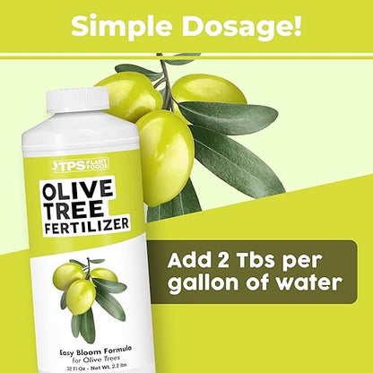 Olive Tree Fertilizer – Liquid Olive Tree Plant Food for Potted, Indoor & Outdoor Olive Trees, 32 oz