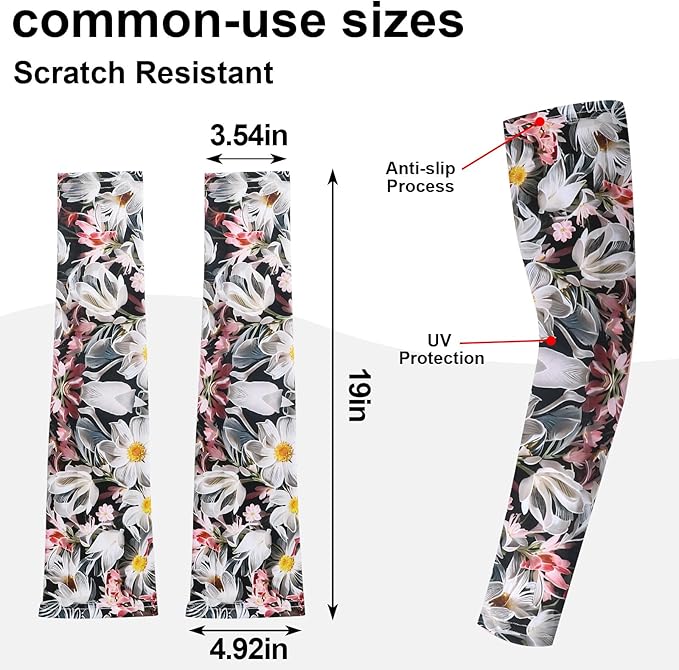 Ultra-Thin Sun Protection Security Gardening Sleeves Flowers Thorn Proof Cooling Arm Sleeves to Cover Arms