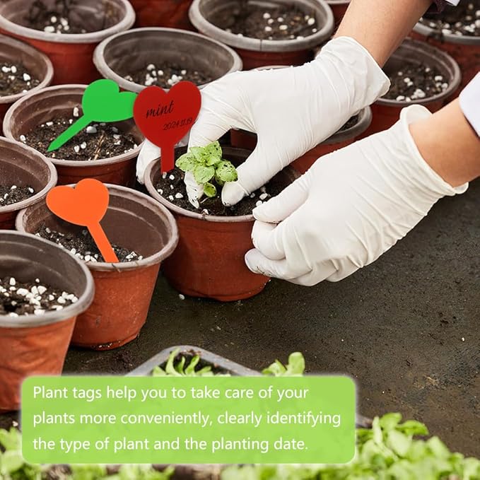 Plant Labels,120PCS Plastic Plant Tags Labels for Seedlings,Garden Labels Outdoor Waterproof,Garden Markers for Plants Outdoor,Gardening Supplies,Gifts for Gardening Lover