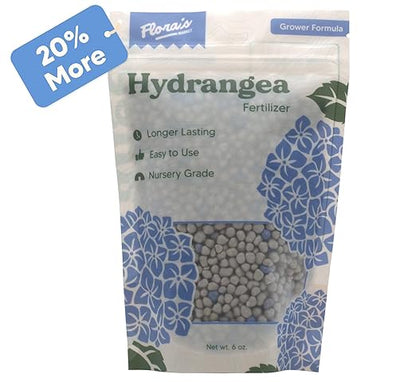 Hydrangea Fertilizer - Nursery Grade - Controlled Release - Works on All Varieties of Hydrangeas (6 oz.)