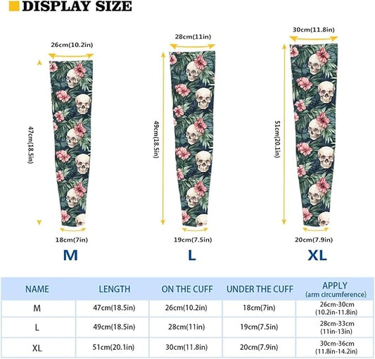 Binienty Unisex Arm Sleeves for Driving, Golf, Cycling, Sports, UV Protector Cooling Arm Sleeves Cover