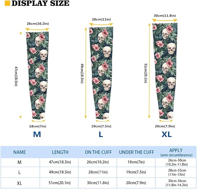 Binienty Unisex Arm Sleeves for Driving, Golf, Cycling, Sports, UV Protector Cooling Arm Sleeves Cover