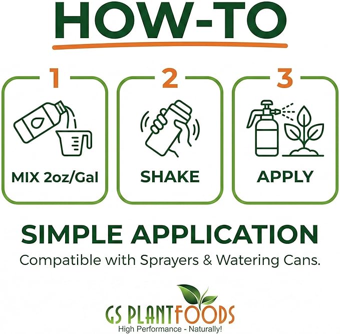 GS Plant Foods Liquid Kelp Fertilizer – Suitable for Organic Growing, OMRI Listed Seaweed Concentrate for Lawns, Gardens & Soil - 275 Gallons