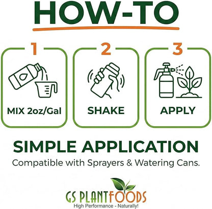 GS Plant Foods Liquid Kelp Fertilizer – Suitable for Organic Growing, OMRI Listed Seaweed Concentrate for Lawns, Gardens & Soil - 275 Gallons