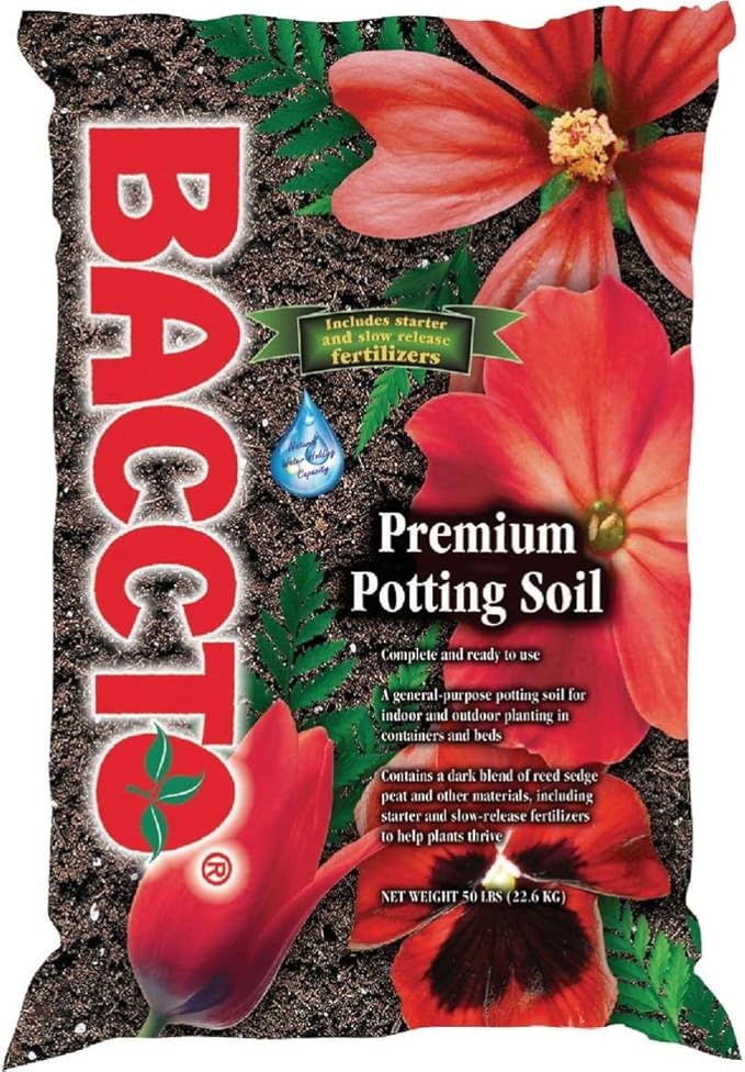 Michigan Peat 1250 Premium 50-Pound and 40-Pound Garden Magic Organic Planting Potting Top Soil Blend Mix for Indoor Outdoor Gardening and Landscapes