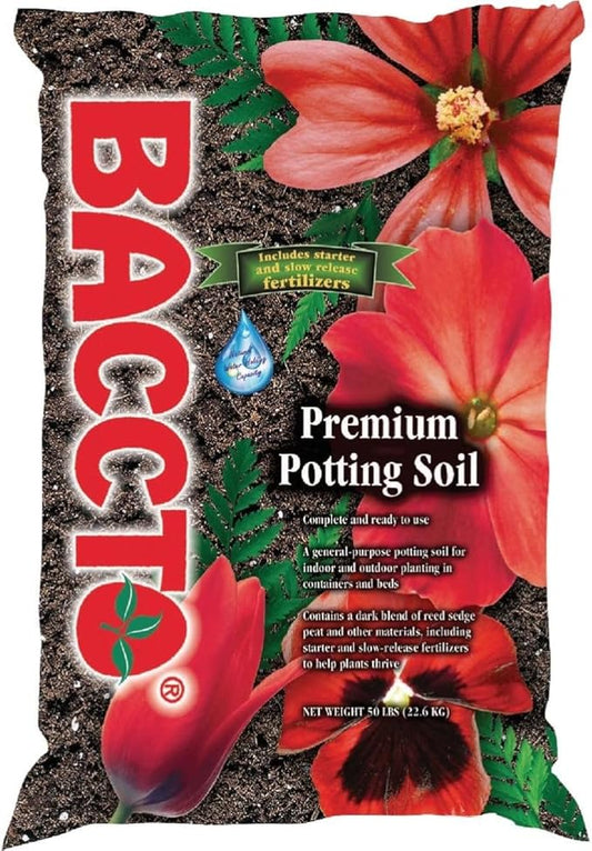 Michigan Peat 1250 Premium 50-Pound and 40-Pound Garden Magic Organic Planting Potting Top Soil Blend Mix for Indoor Outdoor Gardening and Landscapes