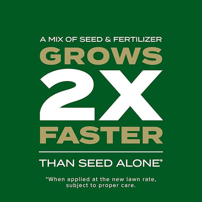 Scotts Turf Builder Rapid Grass Southern Gold Blend for Tall Fescue Lawns, Combination Seed and Fertilizer, 5.6 lbs.