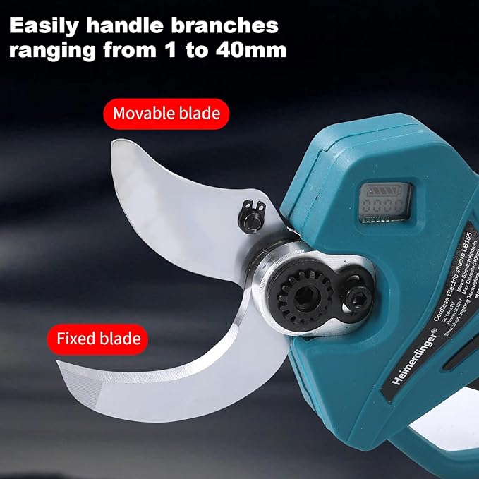 Electric Pruning Shears Compatible with Makita18V Battery, 19800RPM Brushless Electric Pruner, Tree Branch Cutter for Tree & Flower Trimming
