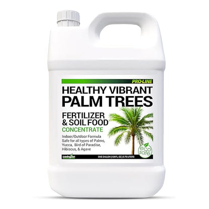 Best Liquid Palm Tree Fertilizer – Indoor Outdoor Plant Food for All Types – Slow Release Fertilizer – Liquid Plant Food – Rich Soil Food with Kelp - Made in USA-Gallon