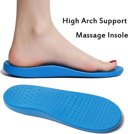 Women Men Orthopedic Clogs Arch Support Garden Shoes Sandals Slippers with Plantar Fasciitis Insoles
