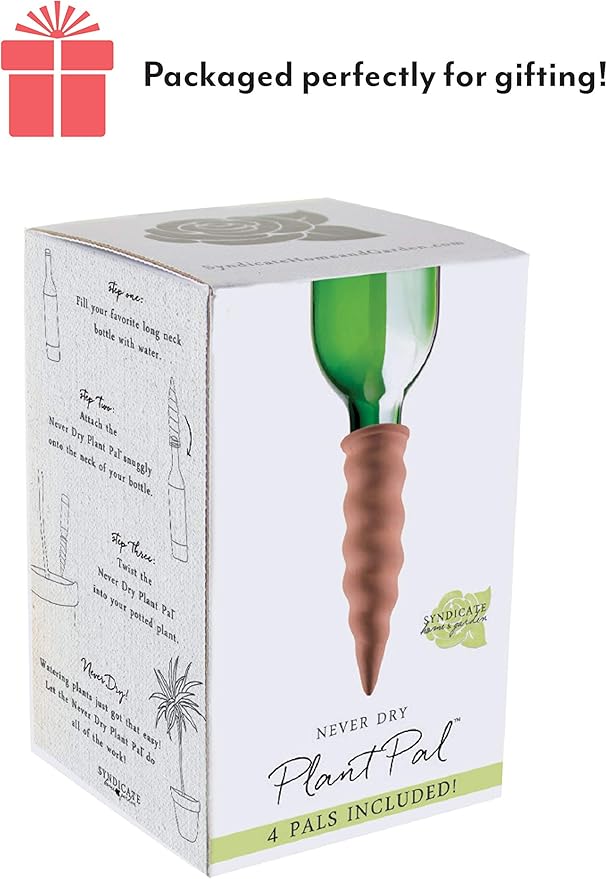 Syndicate Sales 67161200 Never Dry Plant Pal, Terra Cotta 4 Pk