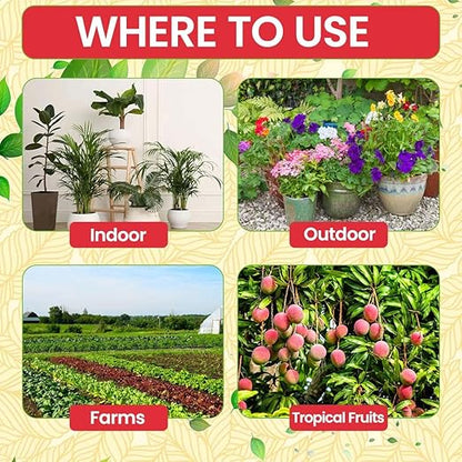 Geranium Fertilizer by EZ-GRO | 15-15-15 is a Plant Food for All Geranium Plants